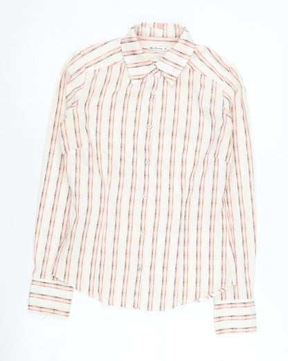 Ben Sherman Women's XS Striped Button-Up Shirt