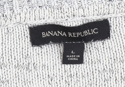 Banana Republic Women's Grey Pullover Jumper L