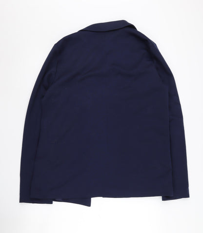 Long Tall Sally Women's Blue Blazer, Size 14