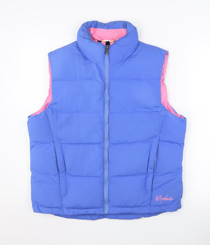 Rydale Women's Blue Puffer Waistcoat - Size S