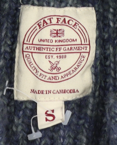 Womens UK Size S Fat Face Blue Jumper Jumper