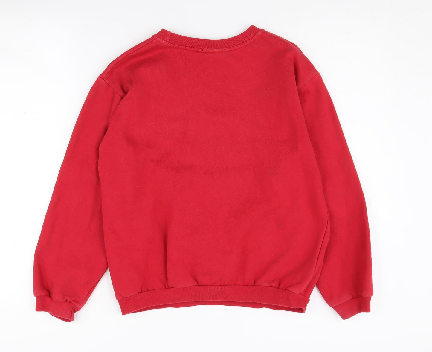 Puma Boys Red Sweatshirt, 12-13 Years, Crew Neck Pullover