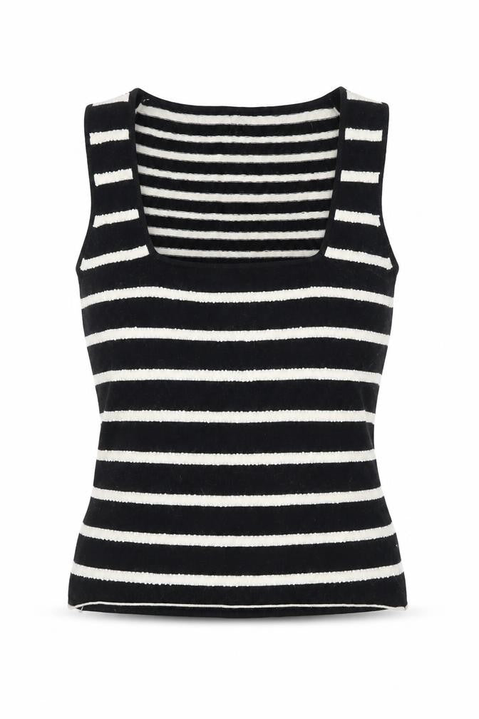 Womens UK Size S Whistles Black Vest Jumper