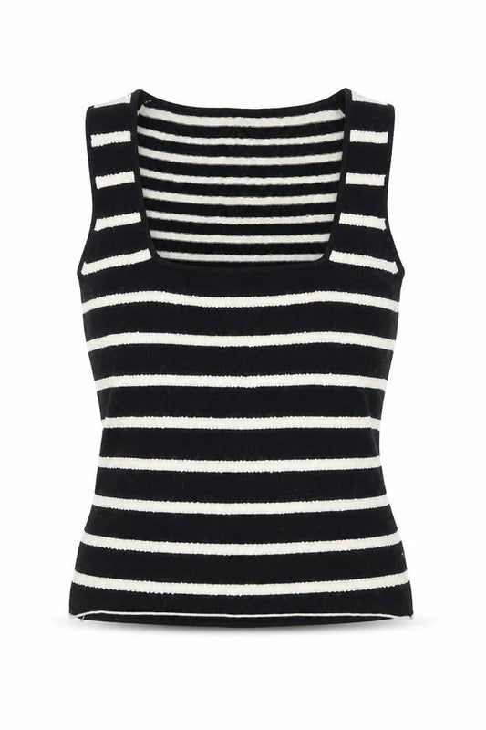 Womens UK Size S Whistles Black Vest Jumper