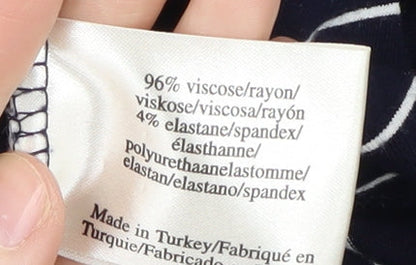 Laura Ashley Women's Striped Dress, Size 8, 3/4 Sleeve