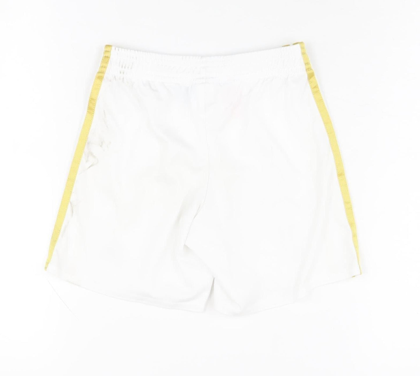 Adidas Boys Athletic Shorts White Size 5-6Y Football