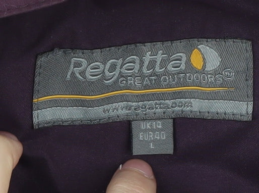 Womens UK Size 10 Regatta Purple Rain Coat