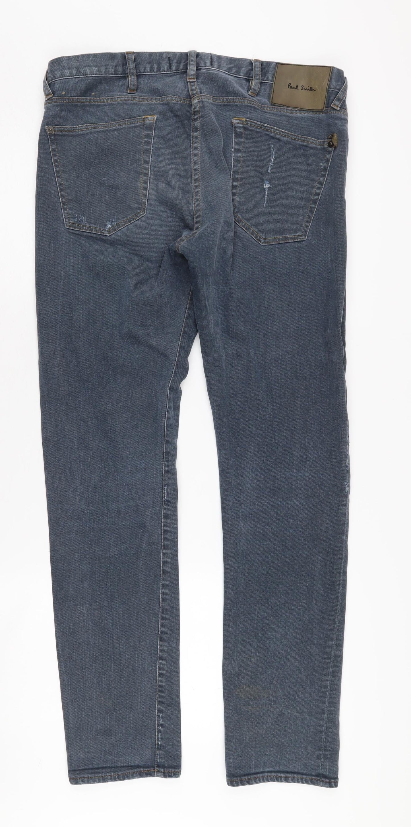 Mens UK Size 32 Paul Smith Regular Fit Straight Blue Jeans