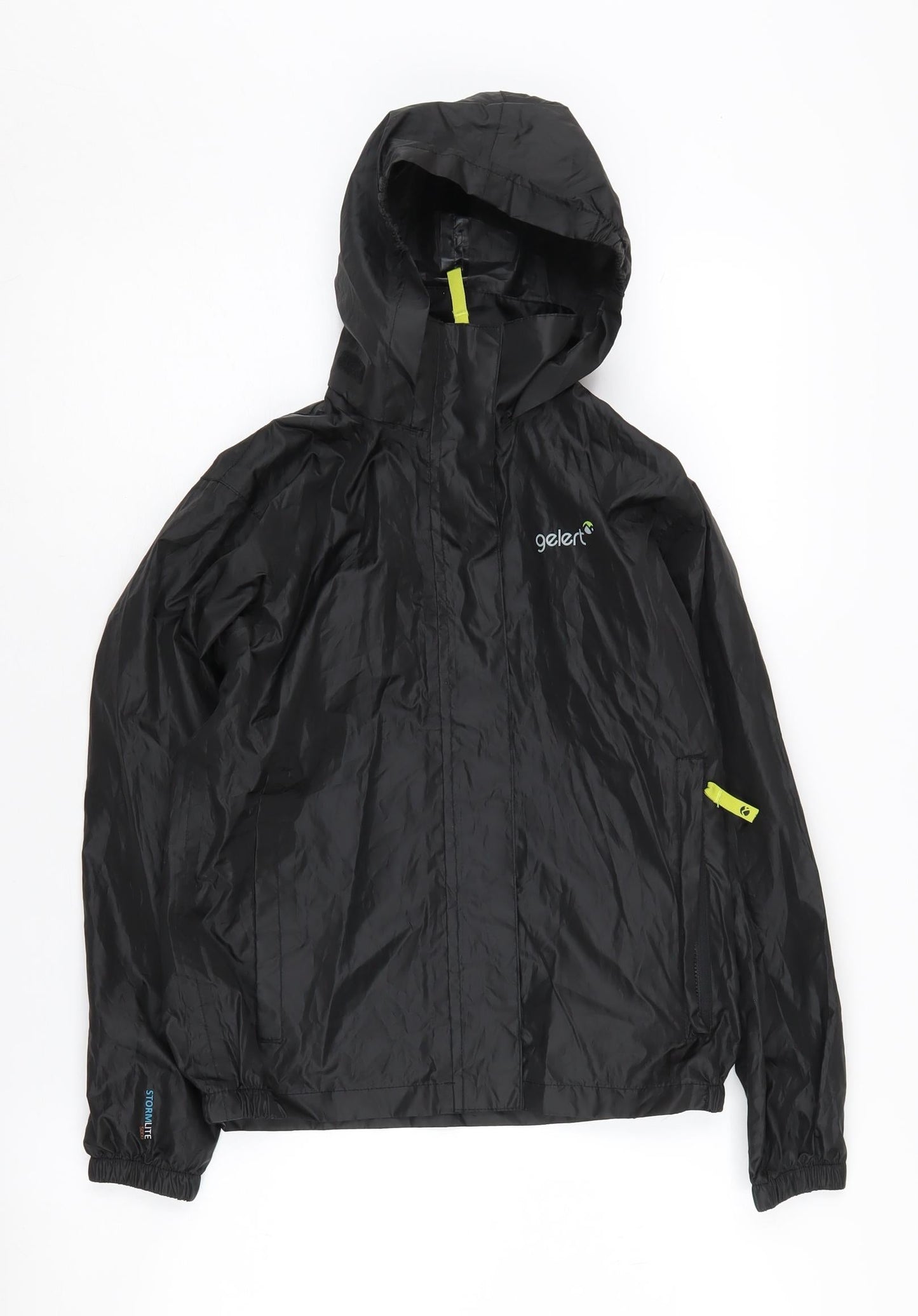 Gelert Boys Black Waterproof Rain Coat 9-10 Years