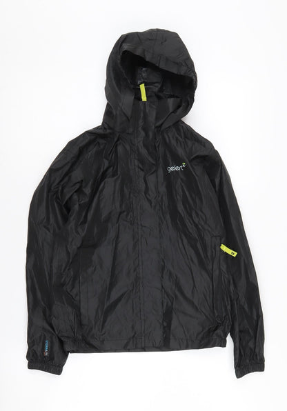 Gelert Boys Black Waterproof Rain Coat 9-10 Years