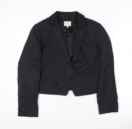 Whistles Women's Black Blazer, UK 12, Single-Breasted