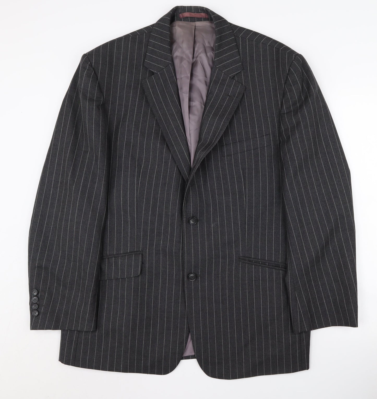 Mens UK Size 44 Jaeger Regular Grey Suit Jacket