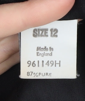 Viyella Women's Grey Wool Blazer Size 12