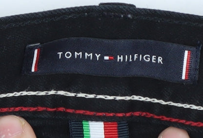Mens UK Size 30 Tommy Hilfiger Slim Fit Slim Black Jeans