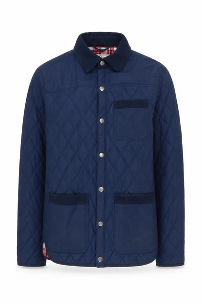 Mens UK Size S Original Penguin Blue Quilted Coat