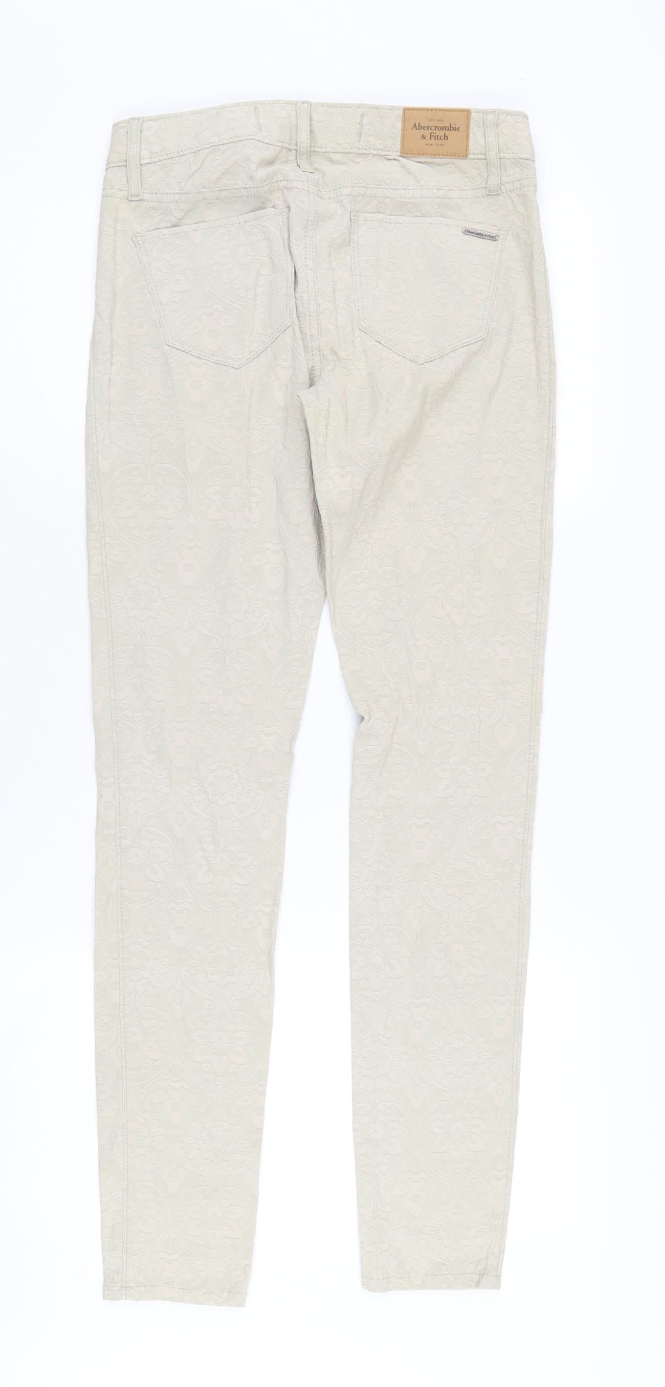 Abercrombie & Fitch Women's Beige Jeans, Size 2XS