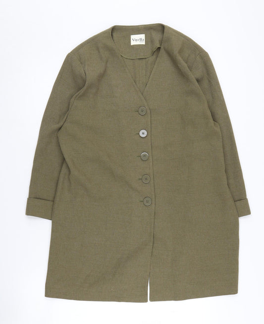 Viyella Women’s Green Petite Suit Jacket Size 14