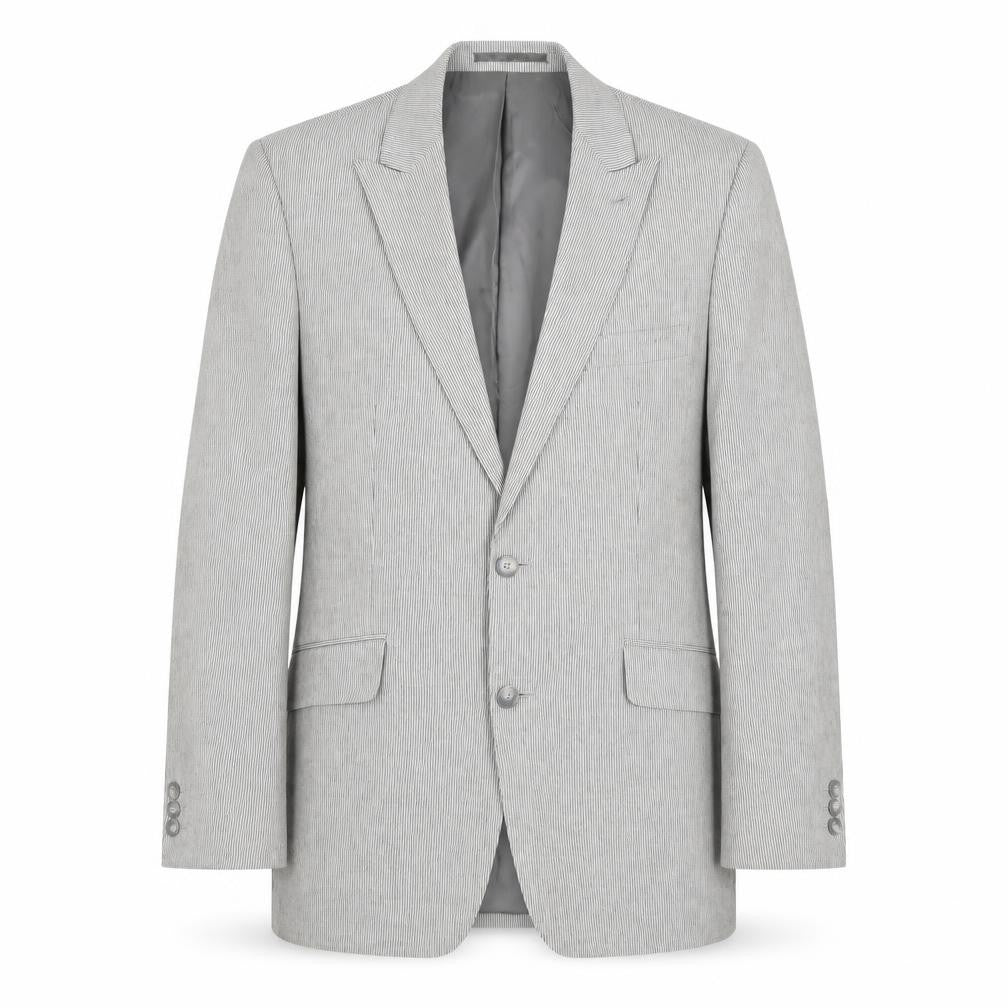 Mens UK Size 40 Jeff Banks Regular Grey Suit Jacket