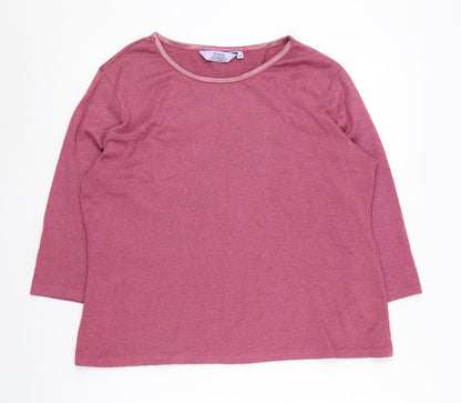 Womens UK Size 14 Honor Millburn Pink Pullover Jumper