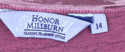 Womens UK Size 14 Honor Millburn Pink Pullover Jumper