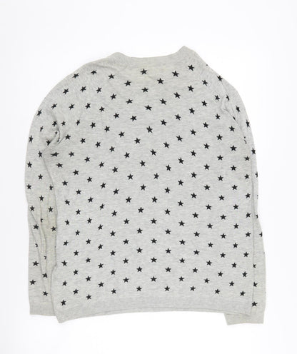 Womens UK Size 10 Whistles Grey Pullover Jumper