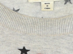 Womens UK Size 10 Whistles Grey Pullover Jumper
