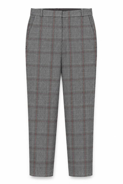 Womens UK Size 6 Massimo Dutti Regular Fit Business Casual Grey Trousers