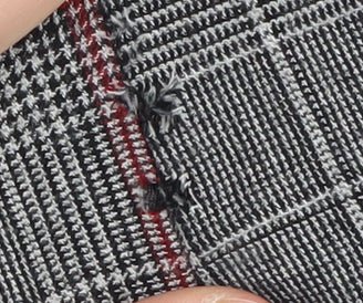 Massimo Dutti Women's Grey Plaid Regular Trousers