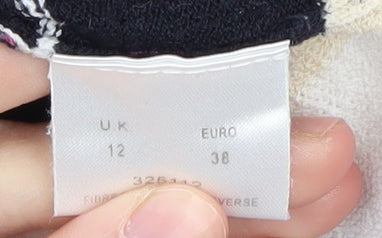 Eastex Women's Multicoloured Stripe Jumper, Size 12