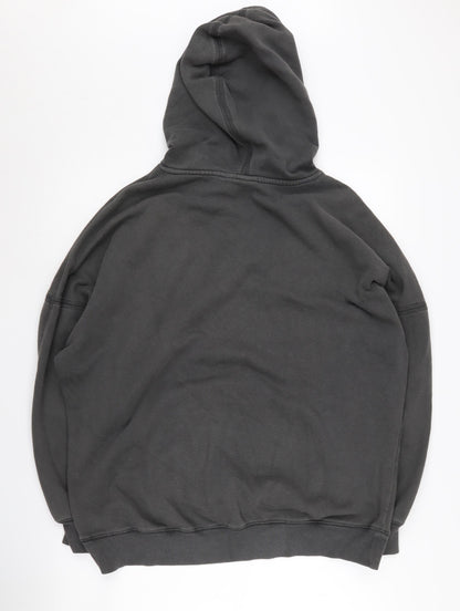 H&M Unisex S Black Coca-Cola Pullover Logo Hoodie