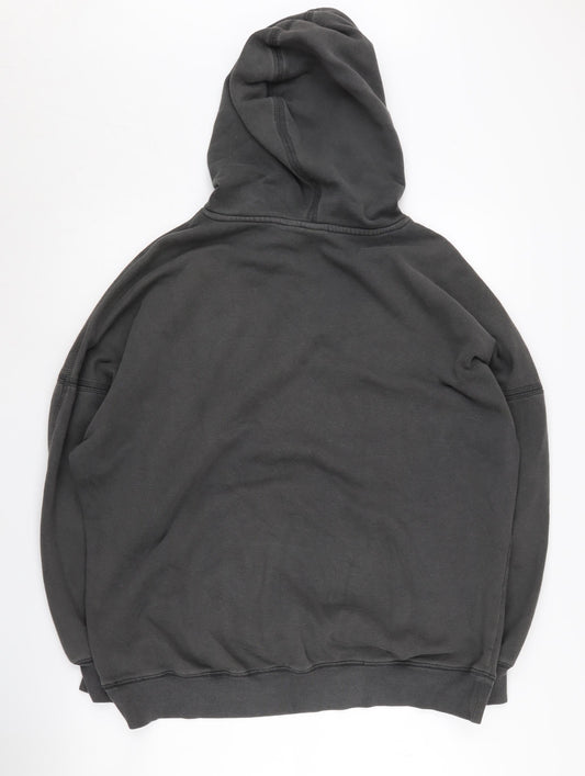 H&M Unisex S Black Coca-Cola Pullover Logo Hoodie