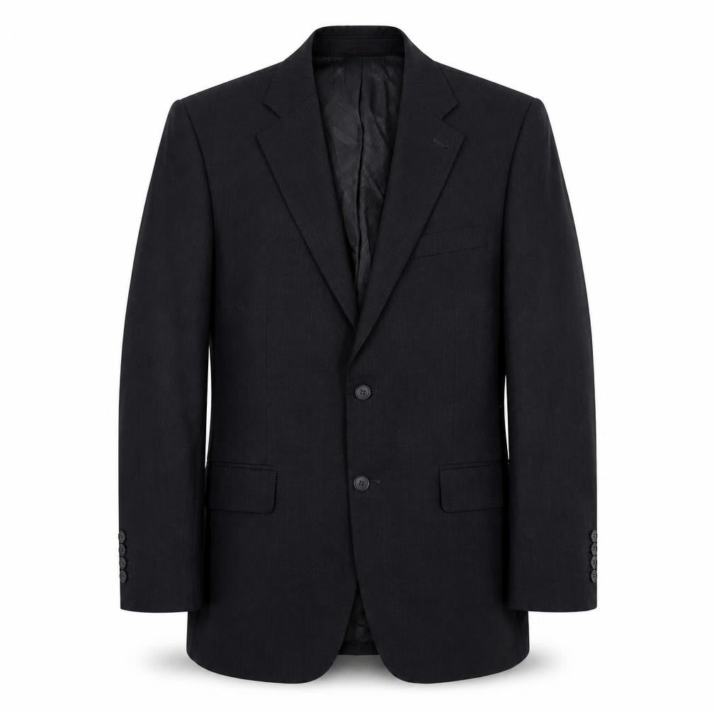 Mens UK Size 40 Jeff Banks Regular Black Suit Jacket