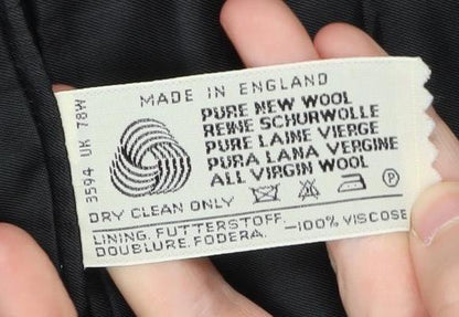 Austin Reed Men's Black 42 Regular Fit Stripe Suit Jacket