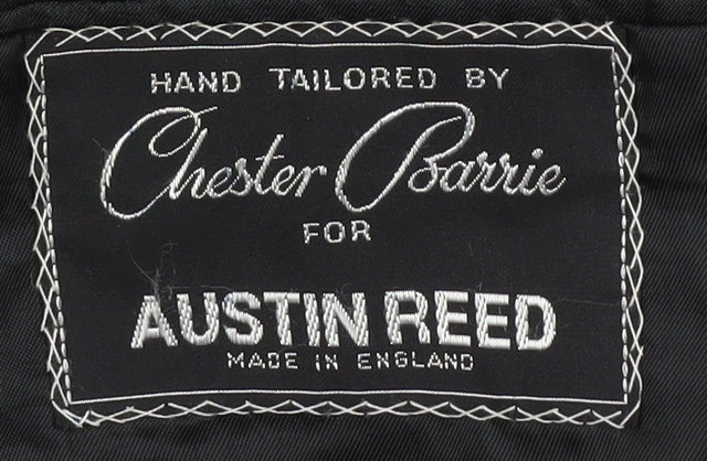 Austin Reed Men's Black 42 Regular Fit Stripe Suit Jacket