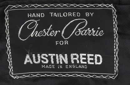 Austin Reed Men's Black 42 Regular Fit Stripe Suit Jacket