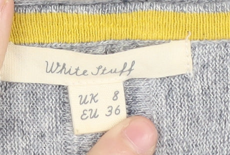Womens UK Size 8 White Stuff Grey Pullover Jumper