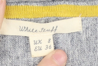 Womens UK Size 8 White Stuff Grey Pullover Jumper
