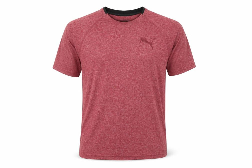 Mens UK Size M PUMA Red Gym & Training T-Shirt