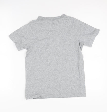 Nike Boys Grey Graphic Sports T-Shirt Size 11-12 Years