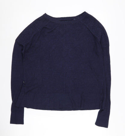 Womens UK Size 12 Superdry Blue Pullover Jumper
