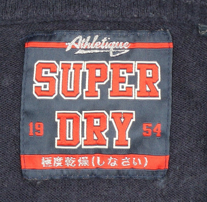 Womens UK Size 12 Superdry Blue Pullover Jumper