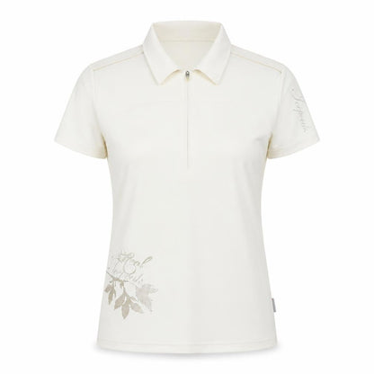 Icepeak Women's White Polo Top, Size 10, Polyester