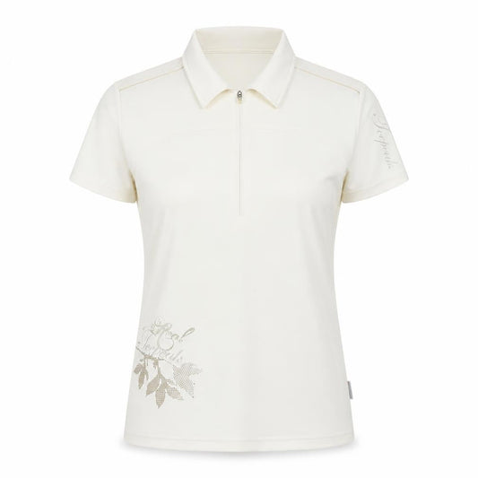 Icepeak Women's White Polo Top, Size 10, Polyester