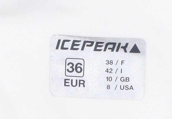 Icepeak Women's White Polo Top, Size 10, Polyester