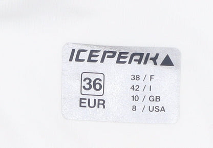 Icepeak Women's White Polo Top, Size 10, Polyester