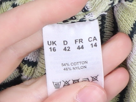 Eastex Women's Striped Multicoloured Pullover Jumper Size 16