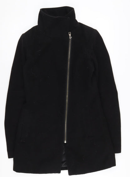 Jacqueline de Yong Women's Black Mid-Length Coat XS