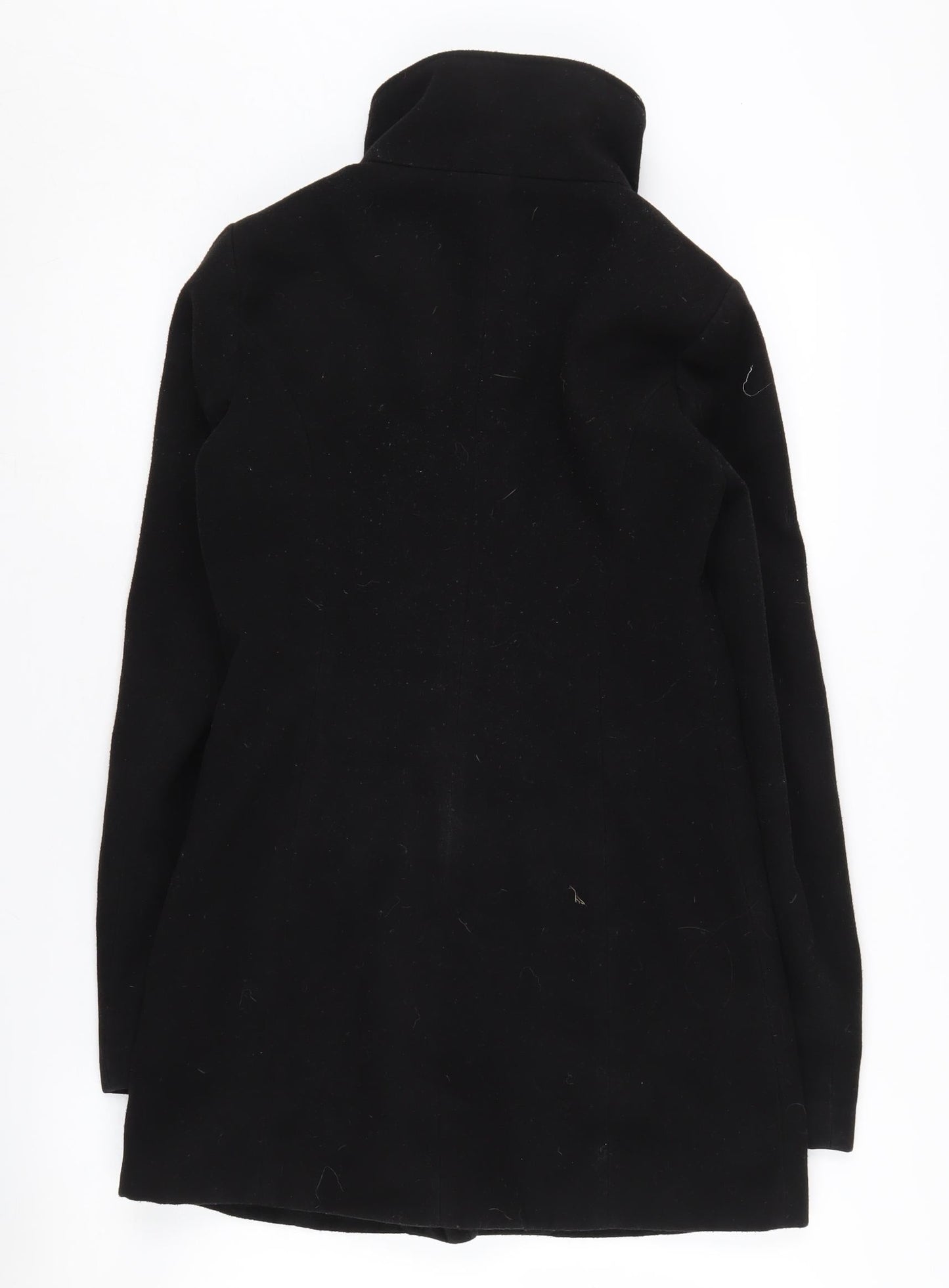 Jacqueline de Yong Women's Black Mid-Length Coat XS