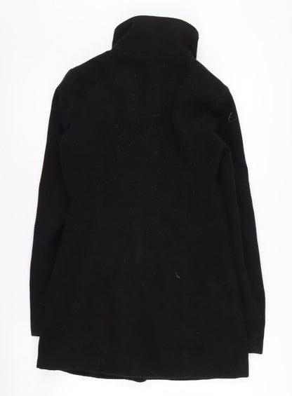 Jacqueline de Yong Women's Black Mid-Length Coat XS