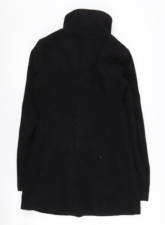 Jacqueline de Yong Women's Black Mid-Length Coat XS